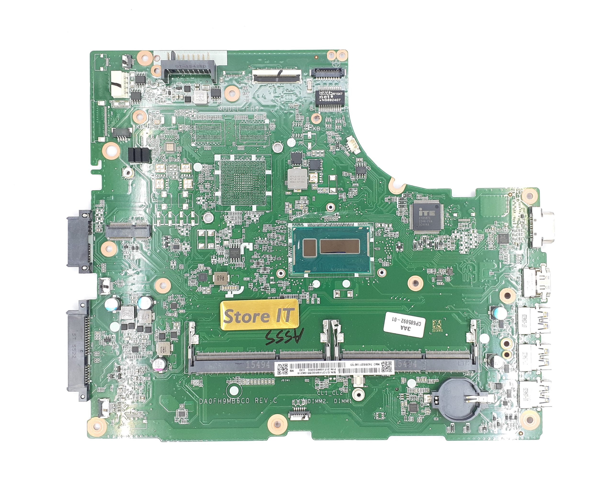 مادربرد لپ تاپ فوجیتسو LifeBook A555 (DA0FH9MB6C0) I3-5 بدون گرافیک
